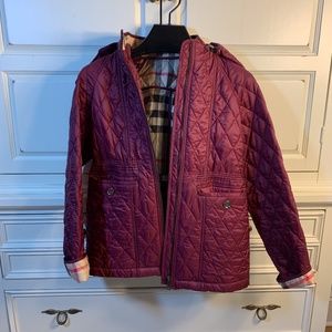 Kids Burberry Quilted Jacket